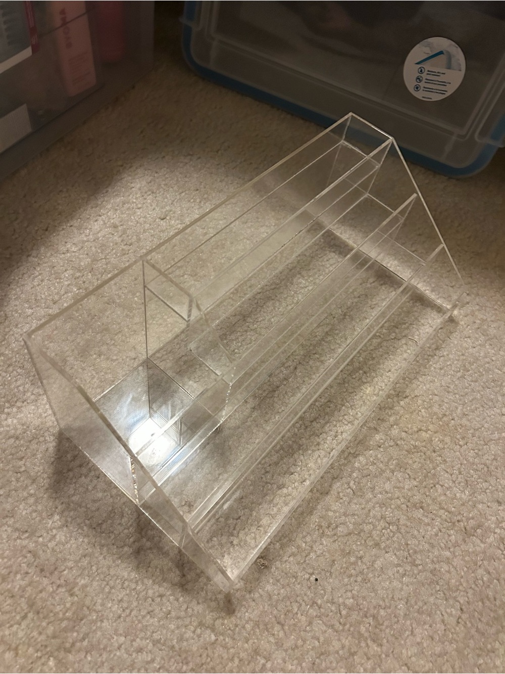 Clear Nail Polish Organizer!